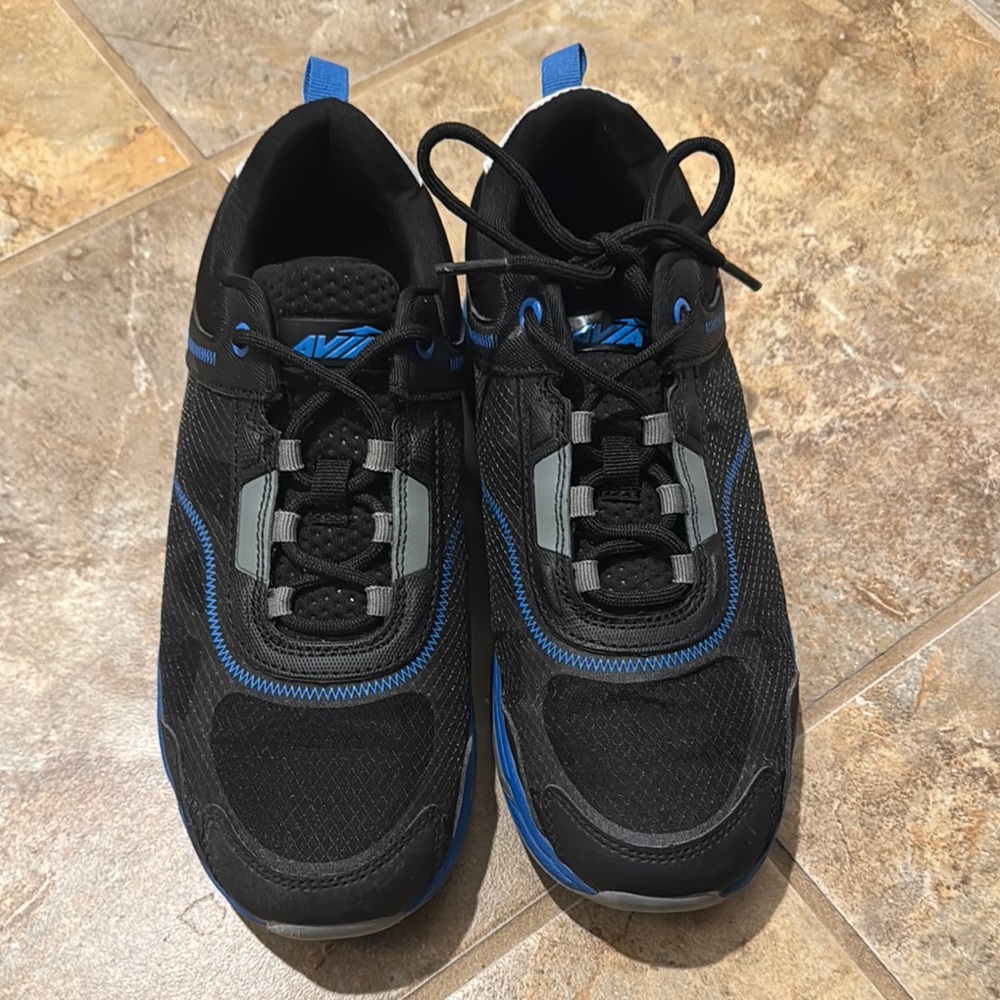 Avia Kids Boys Black and Blue Sneakers